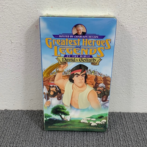 Greatest Heroes and Legends of the Bible- David & Goliath (VHS, 1998) New Sealed - Picture 1 of 12